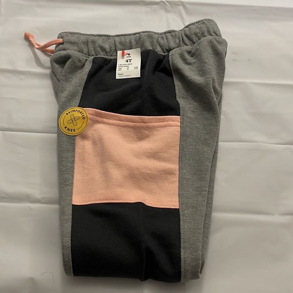 Cat & JackJack girls pants, size 4TBoth size 4T, light & dark grey and pink - Picture 2 of 6